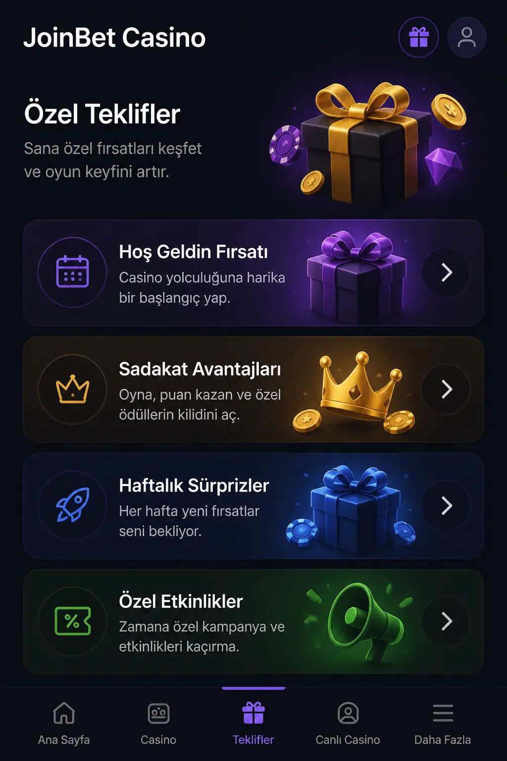 JoinBet Casino screen 2