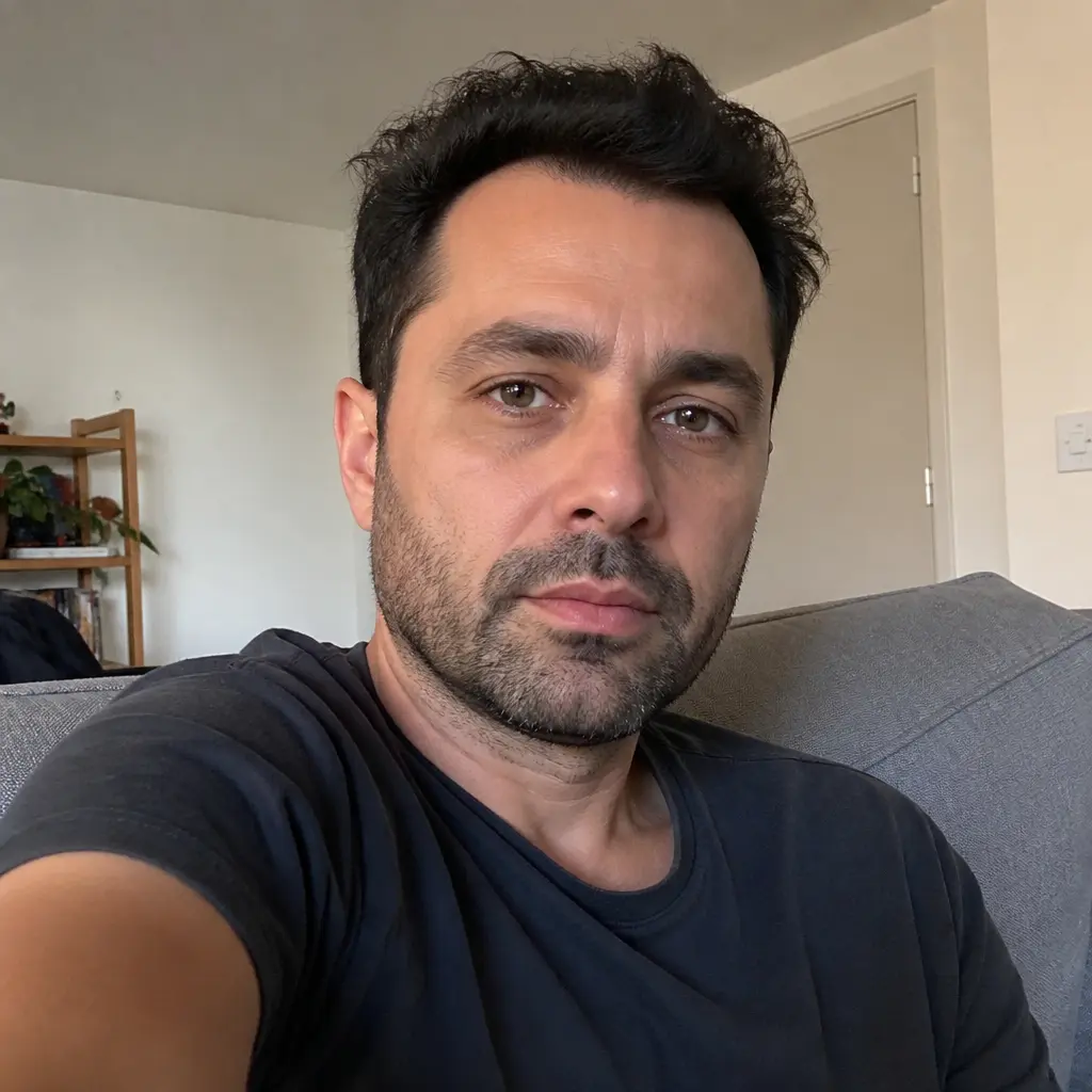 AI-generated fictional portrait